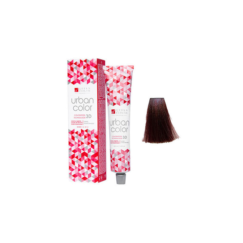 Coloration Urban Color N° 5.6 Châtain Clair Rouge 100ml Coloration Urban Color N° 5.6 Châtain Clair Rouge 100ml