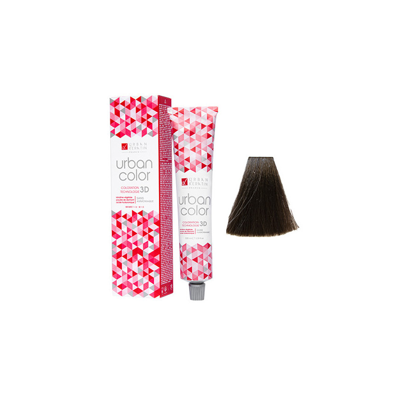 Coloration Urban Color N° 6.1 Bond Foncé Cendré 100ml Coloration Urban Color N° 6.1 Bond Foncé Cendré 100ml