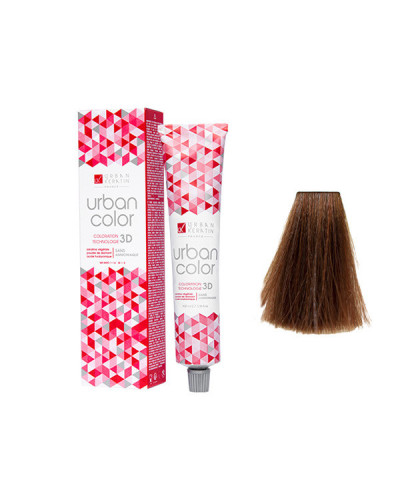 Coloration Uuban Color N° 6.35 Blond Foncé Doré Acajou Urban Keratin 100ml