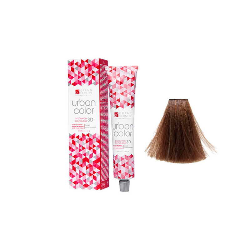Coloration Urban Color N° 6.45 Blond Foncé Cuivré Acajou  100ml