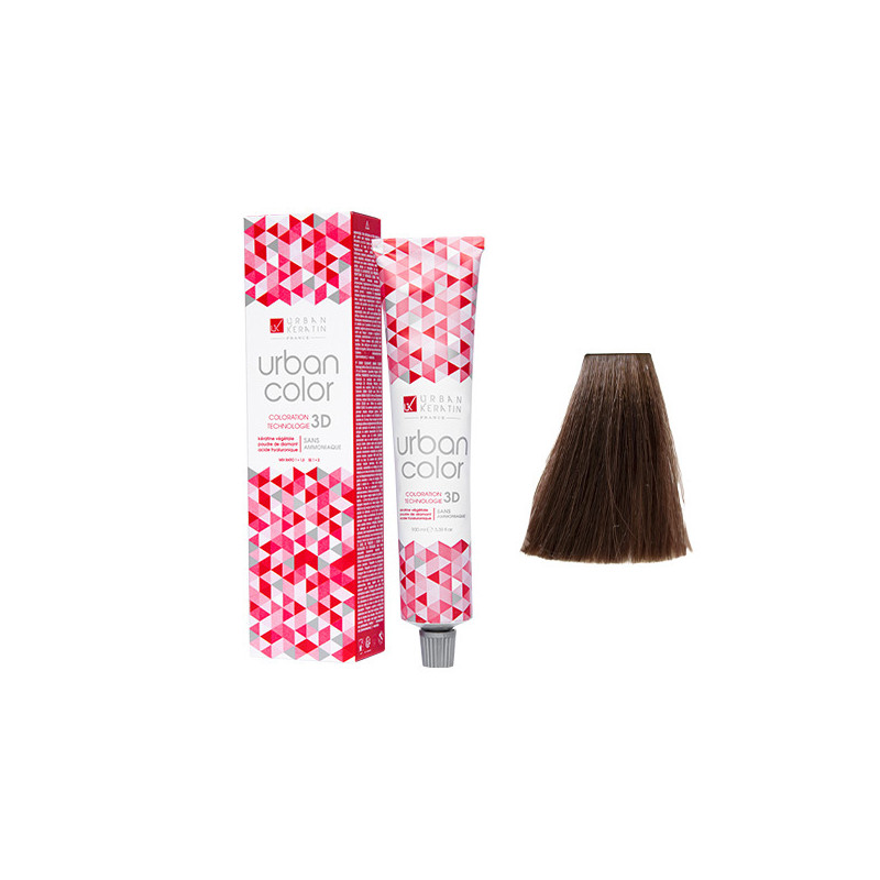 Coloration Urban Color N° 6.8 Blond Foncé Moka  100ml