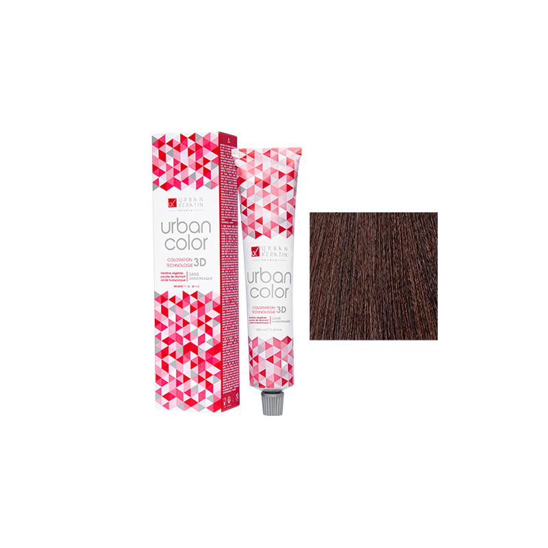 Coloration Urban Color N° 6.85 Blond Foncé Moka Rouge 100ml Coloration Urban Color N° 6.85 Blond Foncé Moka Rouge 100ml