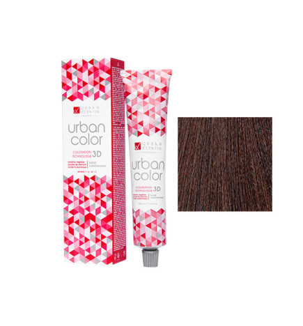 Coloration Urban Color N° 6.85 Blond Foncé Moka Rouge 100ml