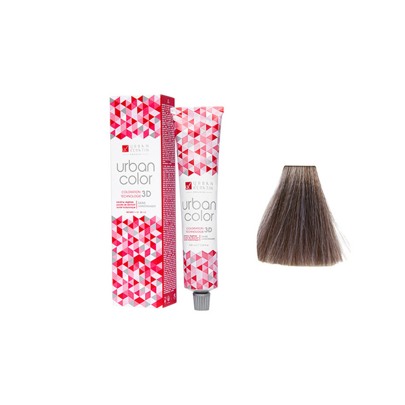 Coloration Urban Color N° 7.12 Blond Cendré Irisé 100ml Coloration Urban Color N° 7.12 Blond Cendré Irisé 100ml