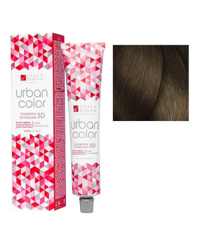 Coloration Urban Color N°7.18 Blond Cendré Moka  100ml