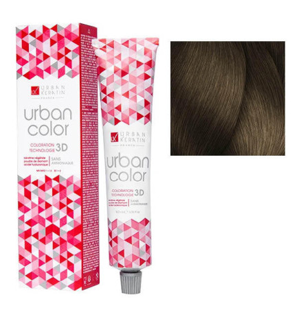 Coloration Urban Color N°7.18 Blond Cendré Moka  100ml