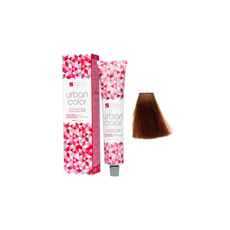 Coloration Urban Color N° 7.45 Blond Cuivré Acajou  100ml