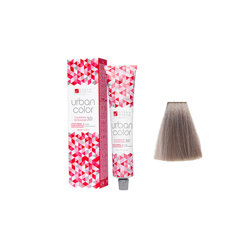 Coloration Urban Color N° 9.12 Blond Trés Clair Cendré Irisé 100ml Coloration Urban Color N° 9.12 Blond Trés Clair Cendré Irisé 100ml