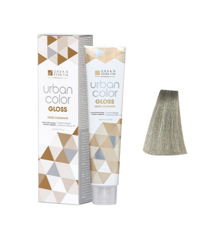 Coloration Sans Ammoniaque Urban Gloss 10.12 Blond Platine cendré irisé 60ml