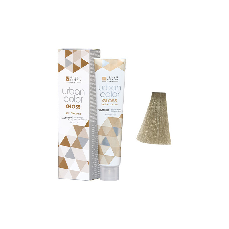 Coloration Sans Ammoniaque Urban Gloss 10.21 Blond Platine irisé cendré 60ml