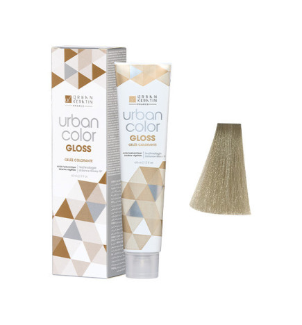 Coloration Sans Ammoniaque Urban Gloss 10.21 Blond Platine irisé cendré 60ml