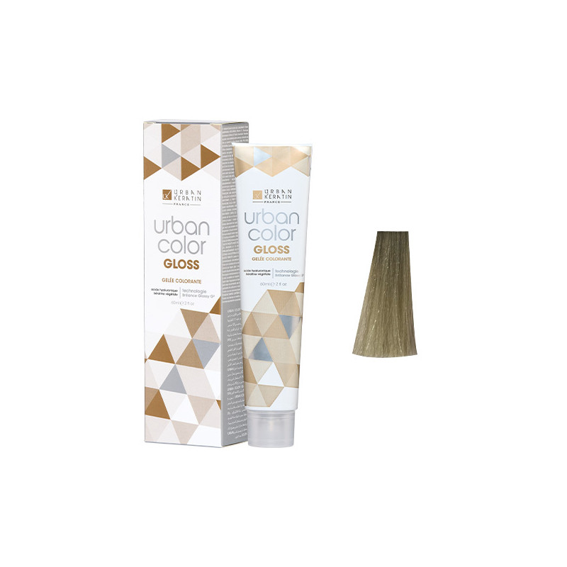 Coloration Sans Ammoniaque Urban Gloss 10.23 Blond Platine irisé doré 60ml