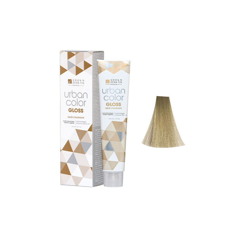 Coloration Sans Ammoniaque Urban Gloss 10.32 Blond Platine Doré Irisé 60ml