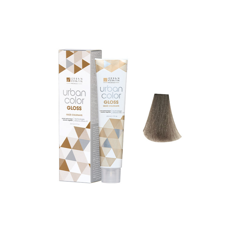 Coloration Sans Ammoniaque Urban Gloss 9.21 Blond très clair irisé cendré 60ml