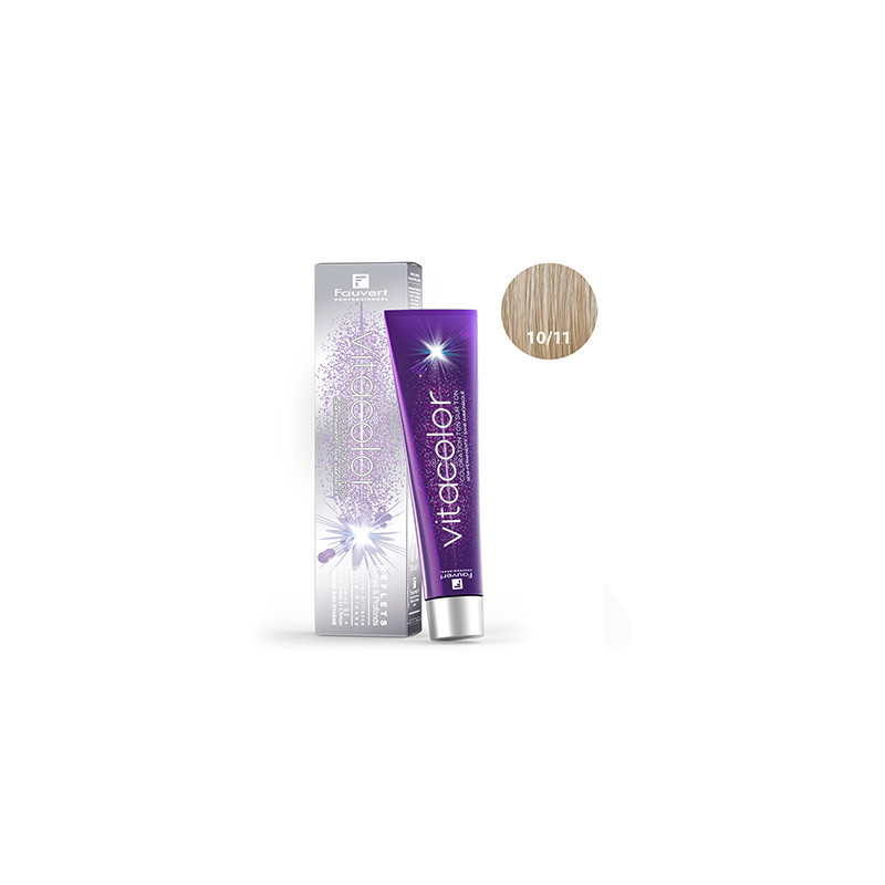 Coloration sans ammoniaque Vitacolor n°10/11 perle nacrée Fauvert 100ML