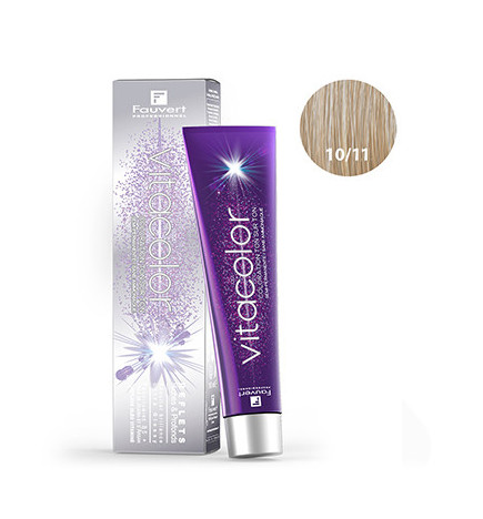 Coloration sans ammoniaque Vitacolor n°10/11 perle nacrée Fauvert 100ML
