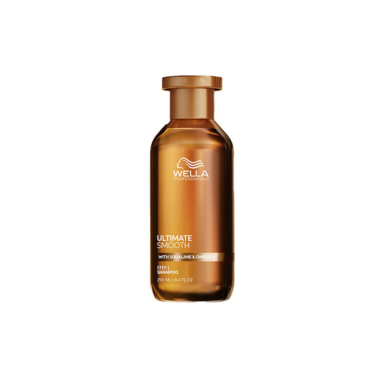 Shampooing Ultimate Smooth, Nourrissant Cheveux Secs, Ternes ou Frisés, Wella 250ml