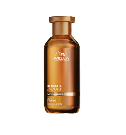 Shampooing Ultimate Smooth, Nourrissant Cheveux Secs, Ternes ou Frisés, Wella 250ml