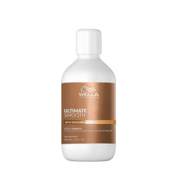 Shampooing Ultimate Smooth, nourrissant cheveux secs, ternes ou frisés, Wella 100ml