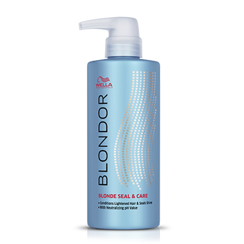 Soin Brillance Blonde Seal & Care Blondor 500ml Wella Soin Brillance Blonde Seal & Care Blondor 500ml Wella