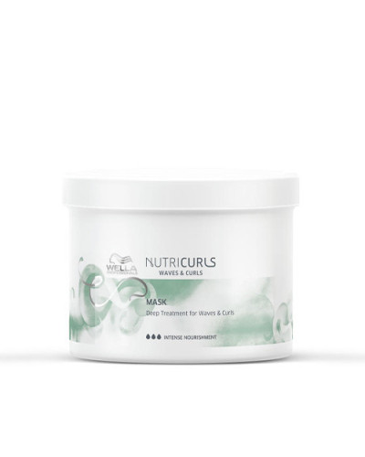 Masque Lissant pour Cheveux Bouclés et Frisé Nutricurls Waves & Curls Wella 500ml