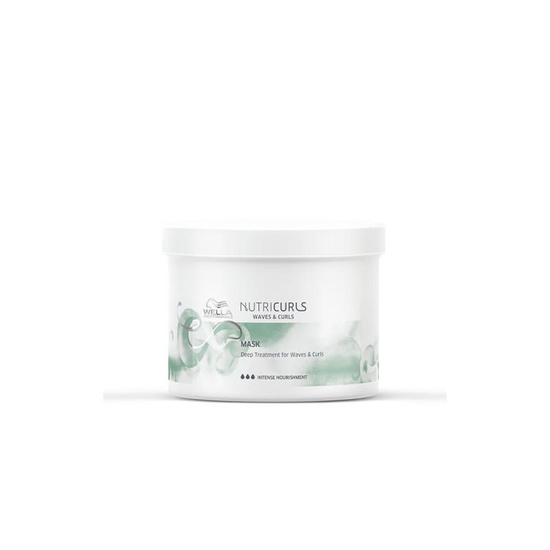 Masque Lissant pour Cheveux Bouclés et Frisé Nutricurls Waves & Curls Wella 500ml Masque Lissant pour Cheveux Bouclés et Frisé Nutricurls Waves & Curls Wella 500ml