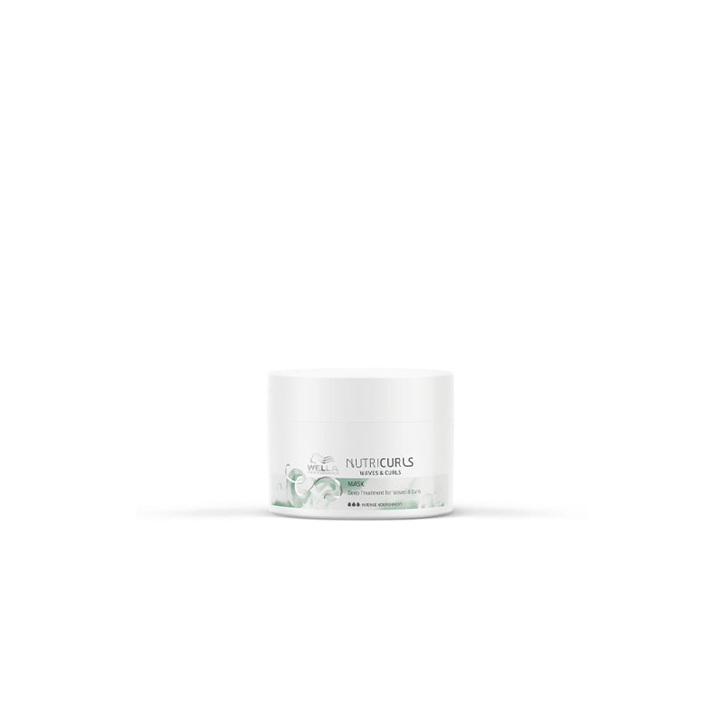 Masque Lissant pour Cheveux Bouclés et Frisé Nutricurls Waves & Curls Wella 150ml Masque Lissant pour Cheveux Bouclés et Frisé Nutricurls Waves & Curls Wella 150ml