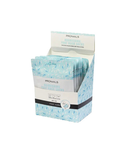 Foot presentoir de 10 soins chaussettes ProNails