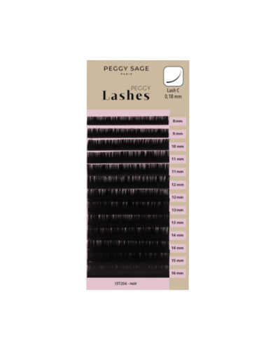 Extensions Cil à Cil C 0.18 Peggy Sage Taille Unique 8mm