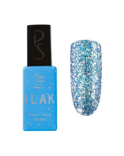 Vernis semi-permanent I-LAK Magic Blue Peggy Sage 11ml