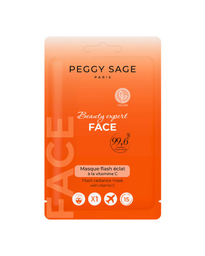 Masque Flash Eclat Visage à La Vitamine C 15ml Peggy Sage
