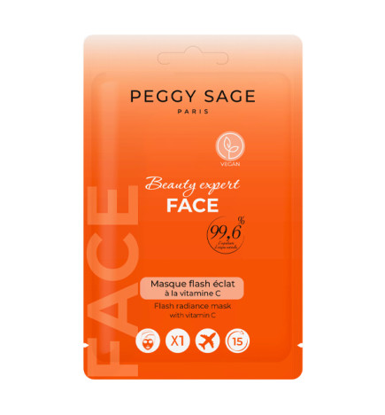 Masque Flash Eclat Visage à La Vitamine C 15ml Peggy Sage