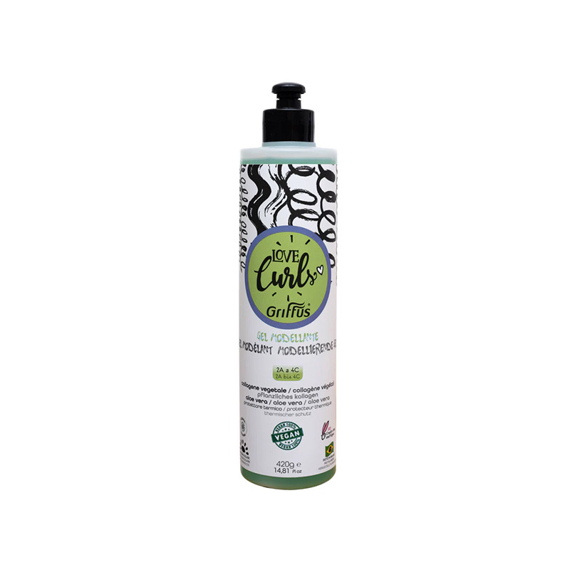 Gelée Modelante Love Curls (2A à 4C) Griffus 420ML Gelée Modelante Love Curls (2A à 4C) Griffus 420ML