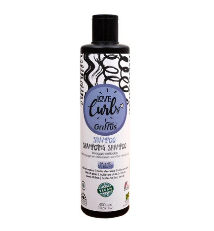 Shampoing Cheveux Ondulés, Frisés, Crépus Love Curls Griffus 400ml