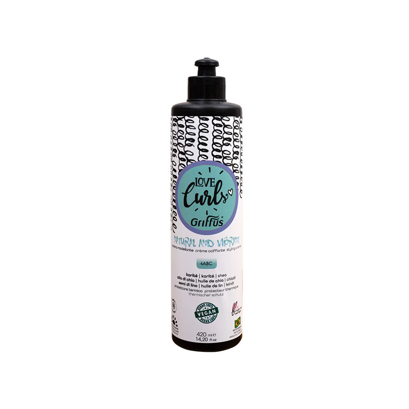 Crème Coiffante Love Curls Naturel And Vibrant Griffus 420ml