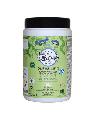 LOVE LITTLE CURLS ENFANT CREME MODELANTE 2 à 4 ABC (ondulés,frisés,crépus) 1kg