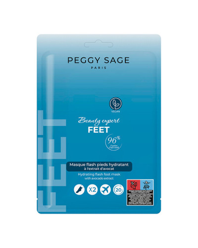 Masque Flash Pieds Hydratant 2x8ml Peggy Sage