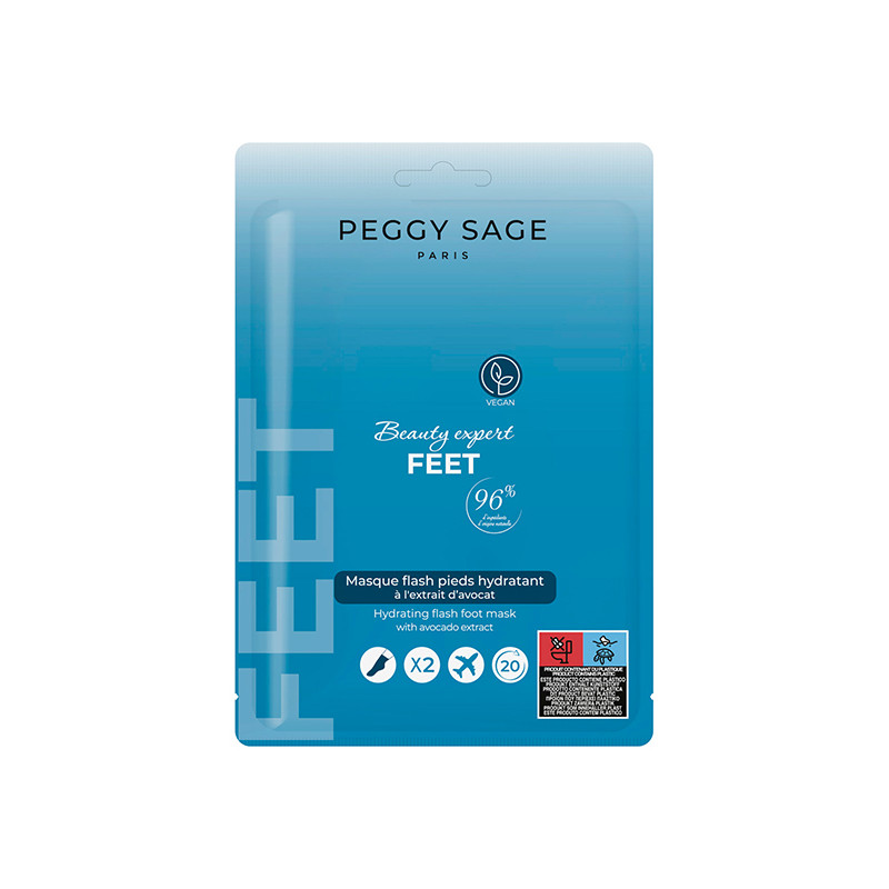 Masque Flash Pieds Hydratant 2x8ml Peggy Sage
