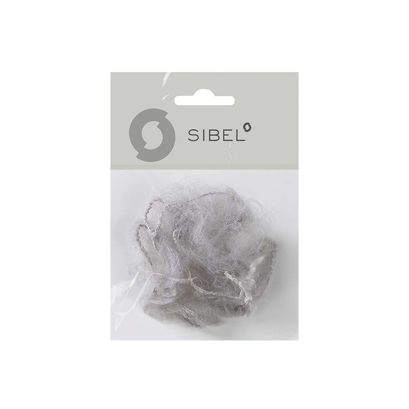 Lot de 2 Filets Cheveux Invisibles Gris Sibel Lot de 2 Filets Cheveux Invisibles Gris Sibel