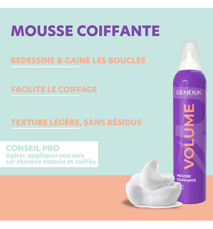 Mousse Coiffante Generik 300ml