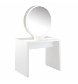 Coiffeuse Centrale Rondo 2 Places Blanche ou Dorée Ceriotti