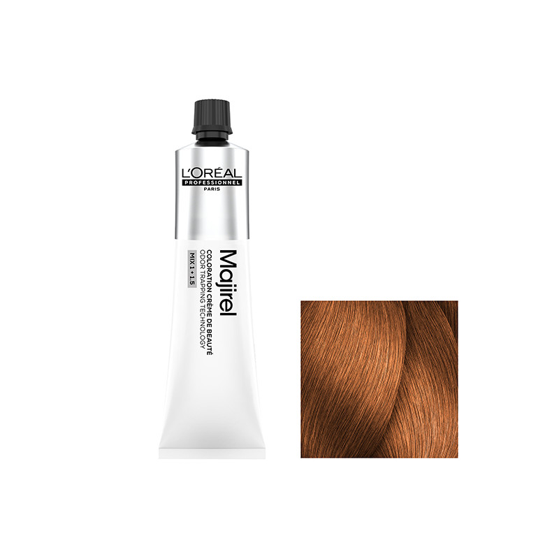 Majirel 8,34 Blond Clair Doré Cuivré L'oréal Professionnel 60ml Majirel 8,34 Blond Clair Doré Cuivré L'oréal Professionnel 60ml
