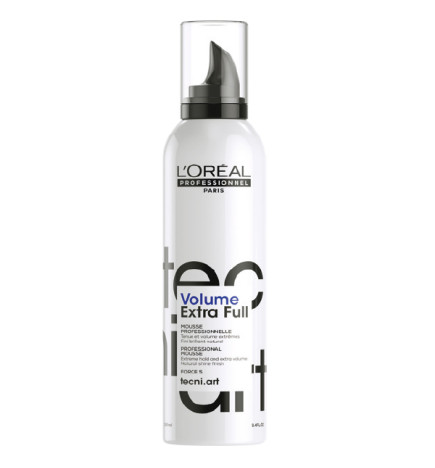 Mousse Fixation Longue Tenue Volume Extra Full Tecni.art 250ml