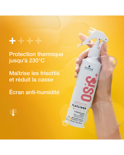 Spray Thermo-Protecteur Osis+ Flatliner Schwarzkopf 200ml