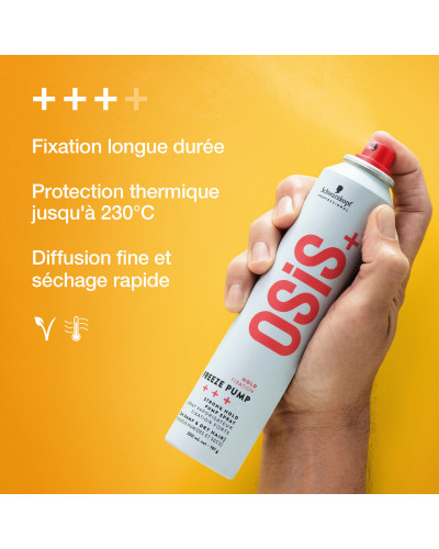 Spray Vaporisateur Freeze Pump Fixation Forte Osis+ Schwarzkopf 200ml