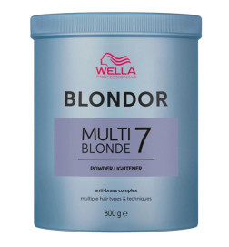 Poudre de Décoloration Blondor Multiblond 7 Tons Wella 800 gr