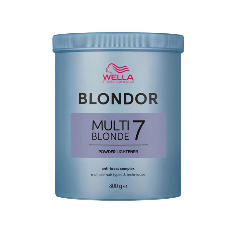 Poudre de Décoloration Blondor Multiblond 7 Tons Wella 800 gr Poudre de Décoloration Blondor Multiblond 7 Tons Wella 800 gr