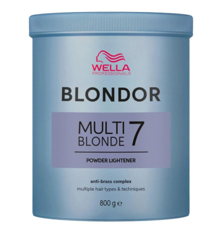 Poudre de Décoloration Blondor Multiblond 7 Tons Wella 800 gr