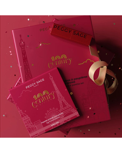 PS COFFRET PALETTE OMBRES À PAUPIÈRES ET ROUGE À LÈVRES - CENTURY EDITION