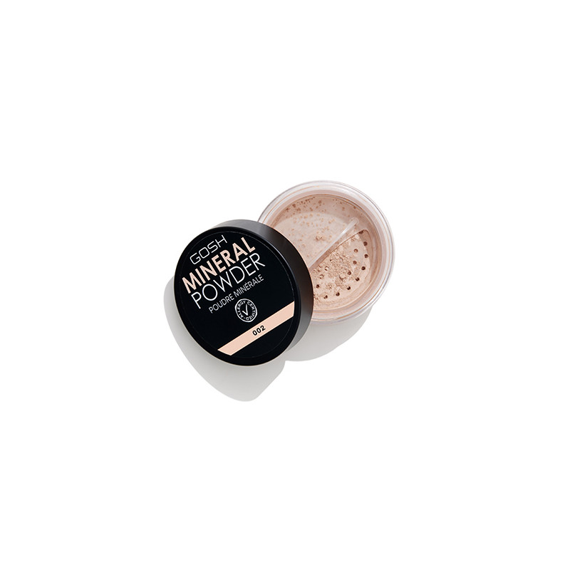 Poudre Libre Minérale Finition Naturelle Mate 002 Ivoire 8gr Gosh Poudre Libre Minérale Finition Naturelle Mate 002 Ivoire 8gr Gosh